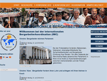 Tablet Screenshot of minersconference.org